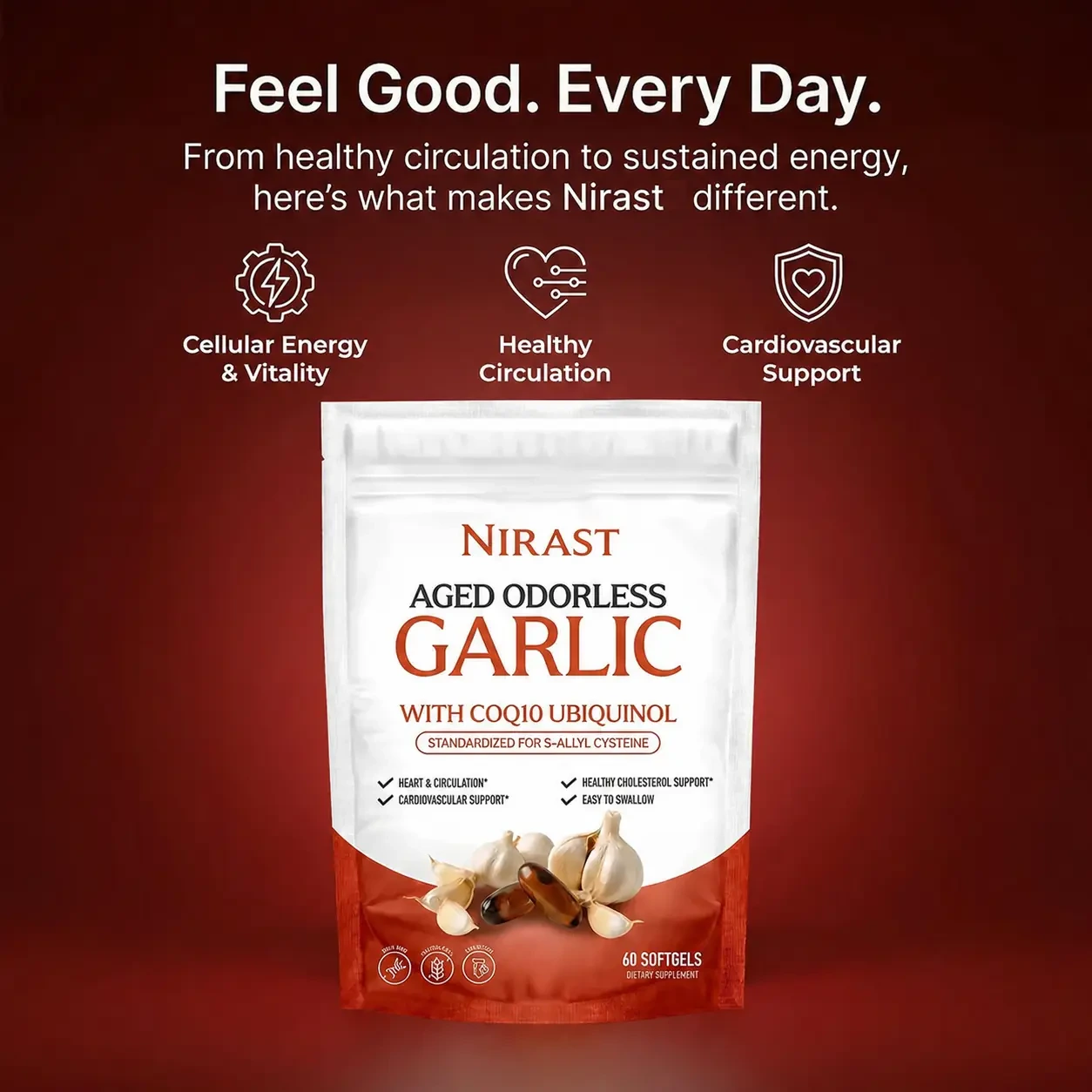 Nirast Aged Odorless Garlic